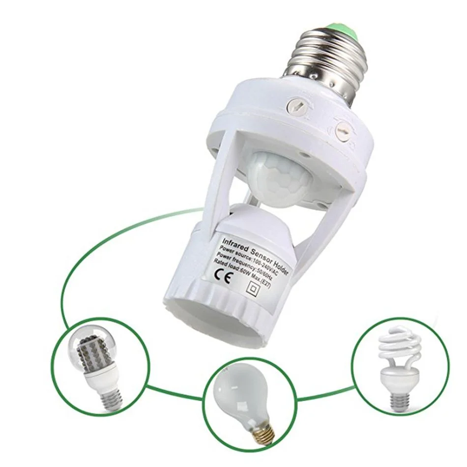 SENSOR PRESENCA PORTA LAMPADA
