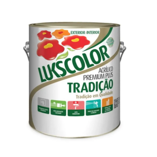 LUKSCOLOR 3,6L LATEX BRANCO LAVÁVEL