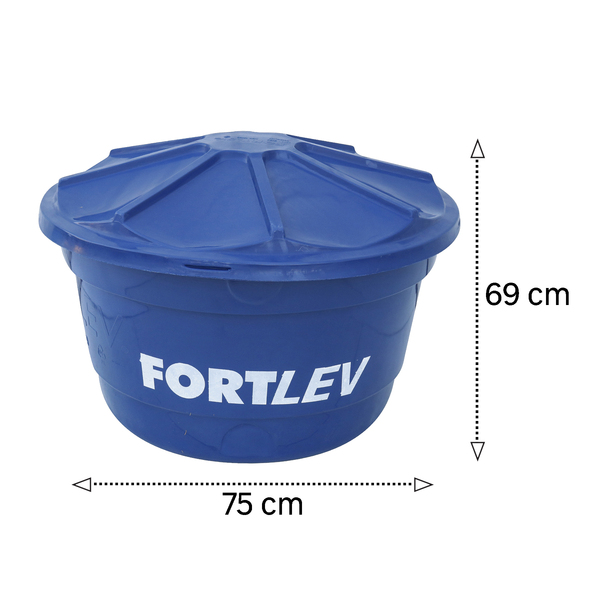 CAIXA POLIETILENO FORTLEV 310L C/ TAMPA