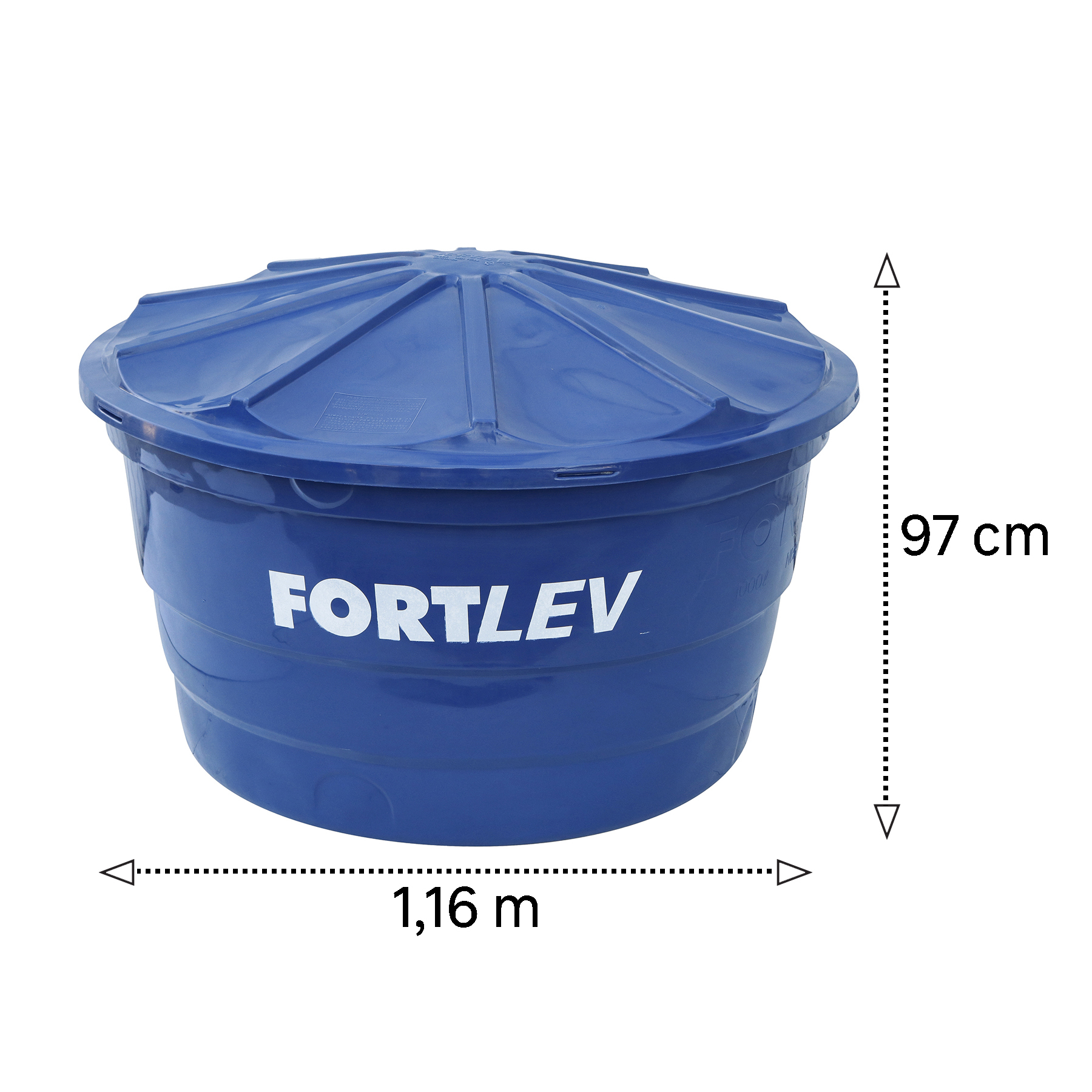 CAIXA POLIETILENO FORTLEV 1000L C/ TPA
