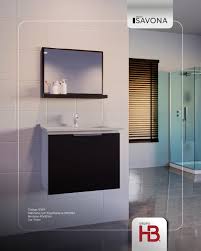 CONJ. BANH. ACO SAVONA PRETO HB
