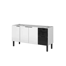 GABINETE ACO P/ PIA 1,60M PRETO HB