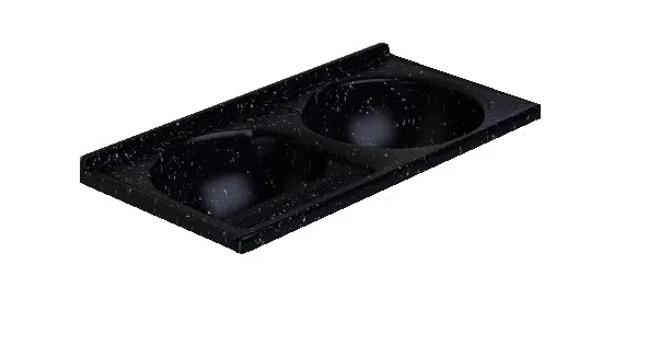 TANQUE FIBRA 2 BOJOS 1,10MX61CM RORATO P/ ARMÁRIO AMÉLIA