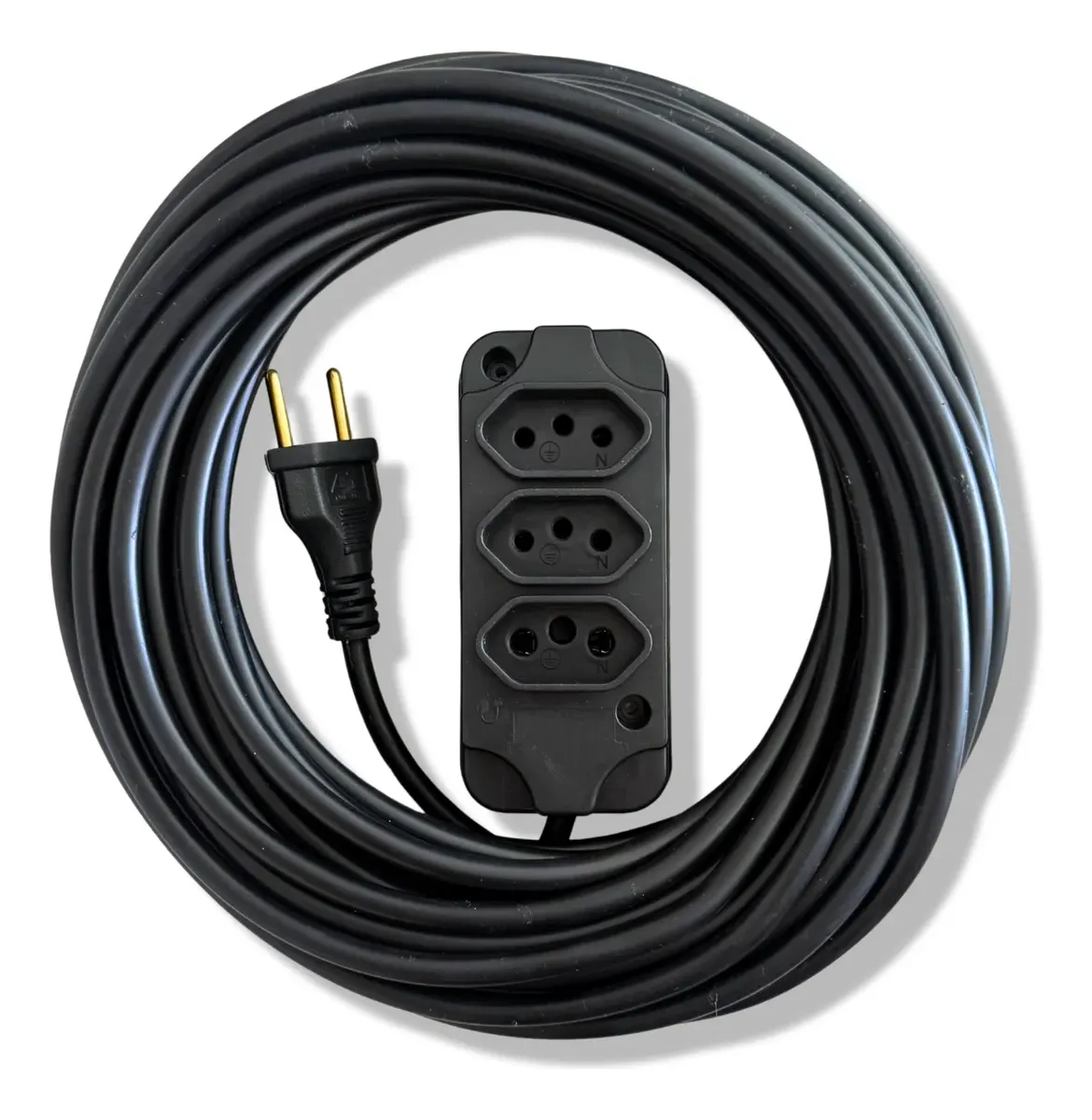EXTENSAO 10M 2P+T 10A/20A REFORÇADA