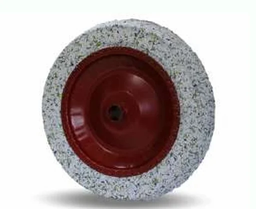 RODA C/ PNEU MACICO CARRINHO MAO 312X80X26MM