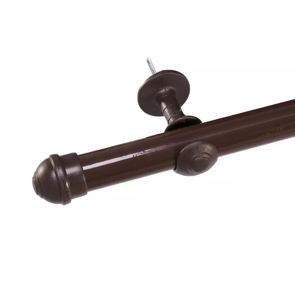 BASTAO CORTINA (GROSSO) 3,0M X 28MM IMBUIA